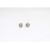 Charm Stud Earrings Smiley Sterling Silver 925 Women Engraved Handmade Stud1